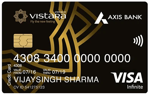 Axis Bank Credit Cards axis bank vistara infinite credit card