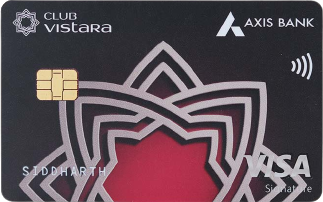 Axis Bank Credit Cards axis vistara signature credit card